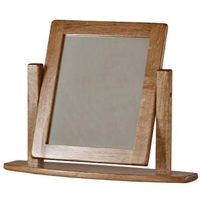 Sherwood Dark Solid Oak Dressing Table Mirror